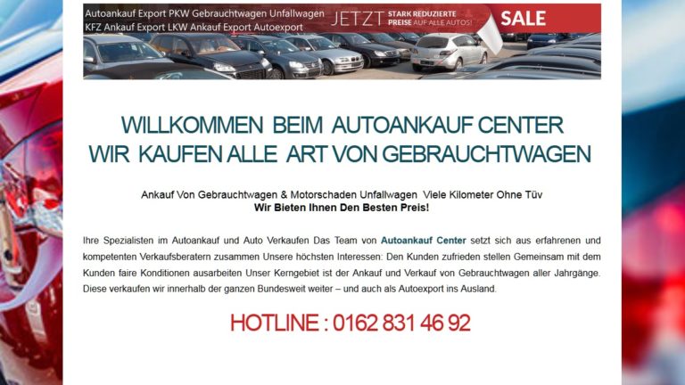 Autoankauf Münster| PKW Ankauf Münster | KFZ Ankauf Münster