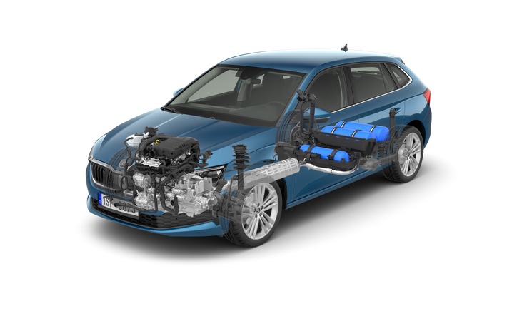 Umweltfreundlicher, kostengünstig und sofort verfügbar: Erdgasantriebe in den G-TEC-Modellen von SKODA