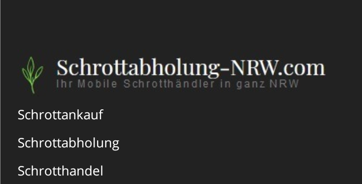 Der Schrottabholung Ennepetal holen Ihren Metall- und Elektroschrott ab