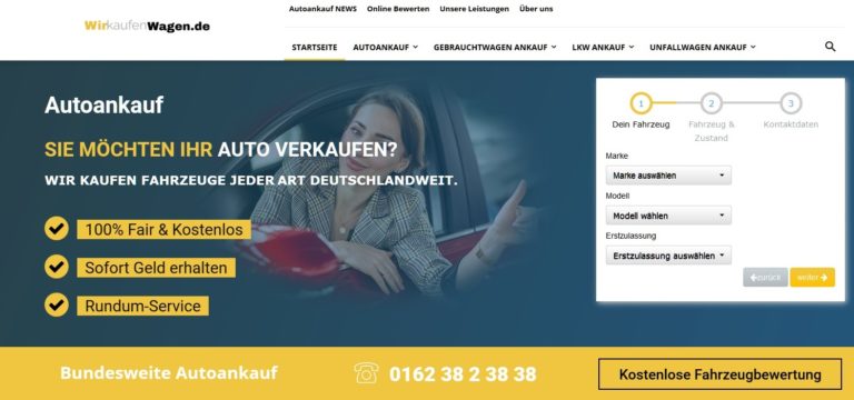 Wir kaufen dein Wagen zum guten Preis – Autoankauf Hombruch