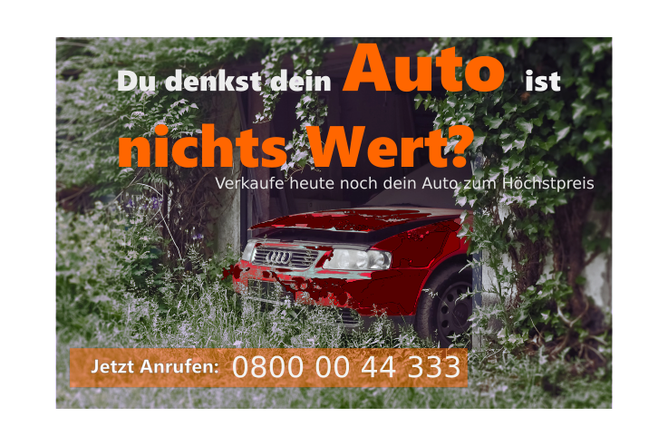 Auto defekt verkaufen – Wo verkaufe ich ein Auto mit Schaden?