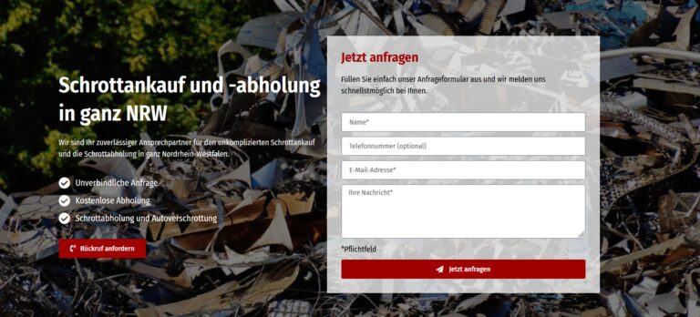 Schrottabholung in Aachen: Ihre Lösung für Altmetallentsorgung