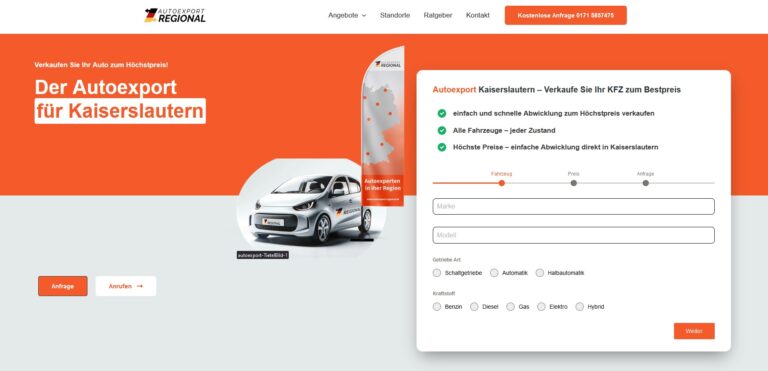 Autoexport aus Kaiserslautern: Chancen und Herausforderungen für den internationalen Markt