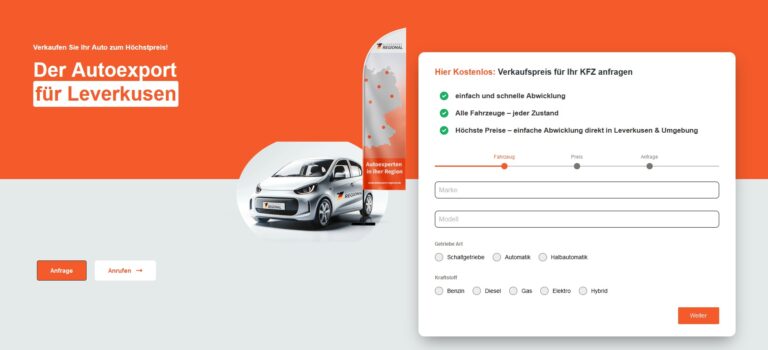 Transparenz im Fahrzeugverkauf: Wie Autoexport-Regional.de in Leverkusen für Klarheit sorgt